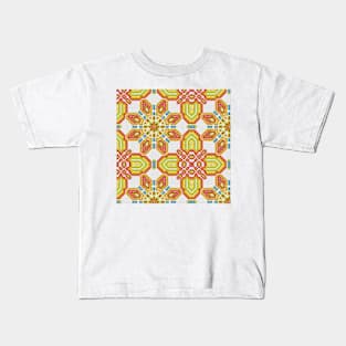 The Faux Cross Stitch Texture Kids T-Shirt